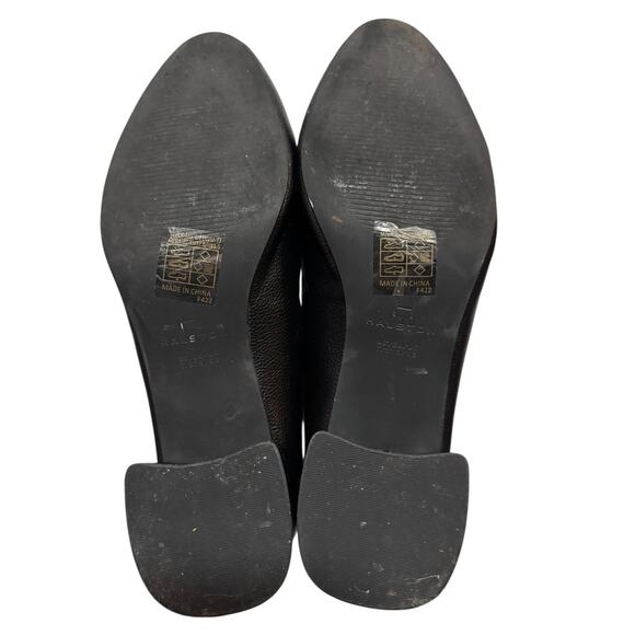 H By HALSTON DejaVu Black Dress Heeled Shoe SZ 7 - Picture 6 of 13